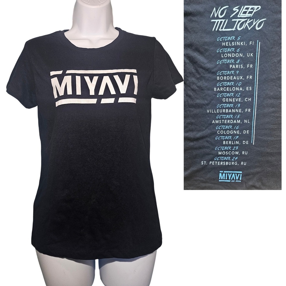 NEW Miyavi No‎ Sleep Till Tokyo Tour T-Shirt Women's Size S Japanese Tee 2019